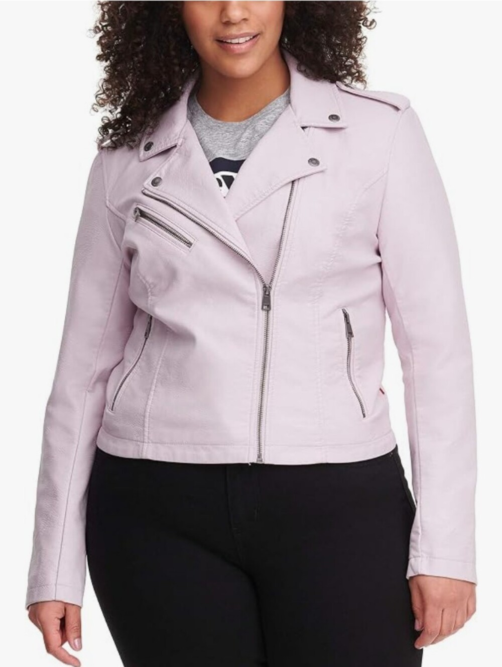 Levi's NEW Size 2x: Light Pink Women's Moto Jacket